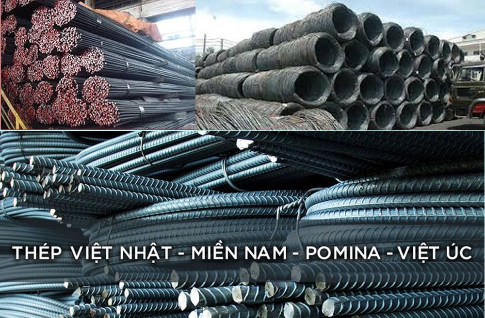 Bảng giá thép xây dựng Pomina, Việt Nhật, HVUC, Miền Nam