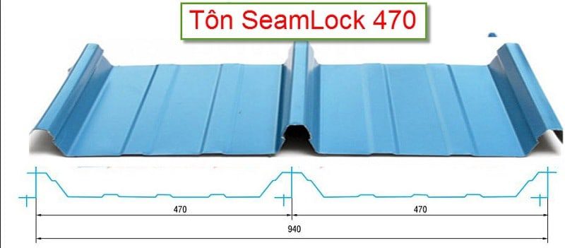 Đặc tính kỹ thuật tôn Seamlock