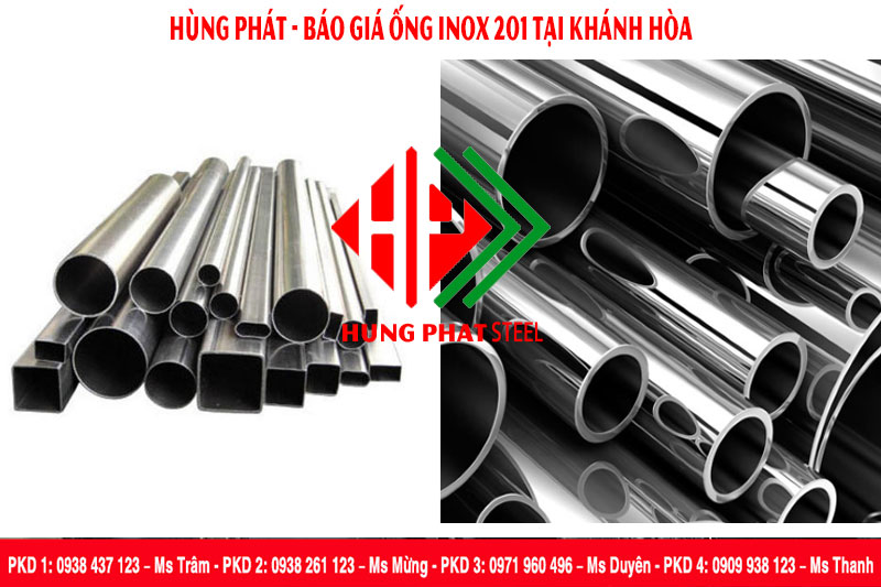 Báo giá ống inox 201 tại Khánh Hòa