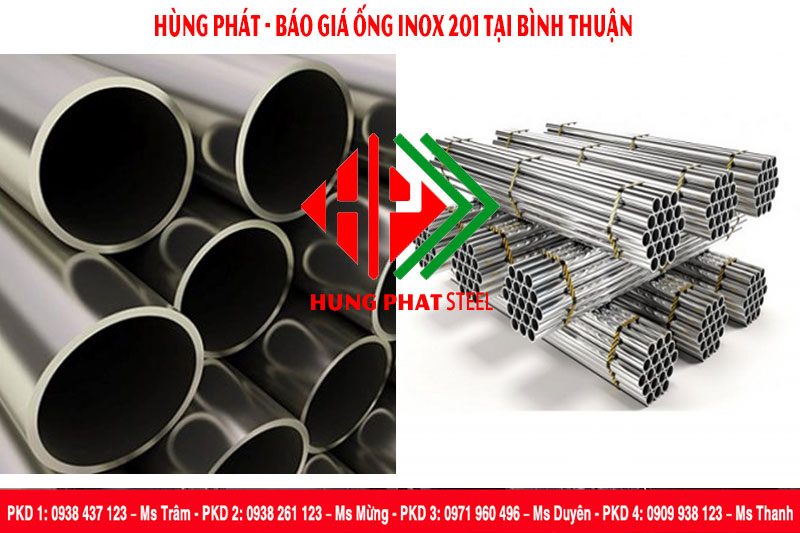Báo giá ống inox 201 tại Bình Thuận