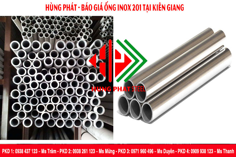 Báo giá ống inox 201 tại Kiên Giang