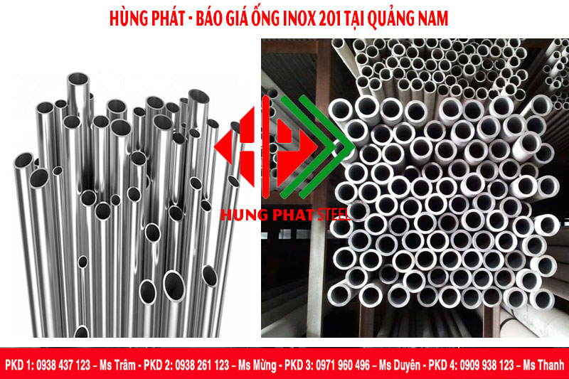 Báo giá ống inox 201 tại Quảng Nam