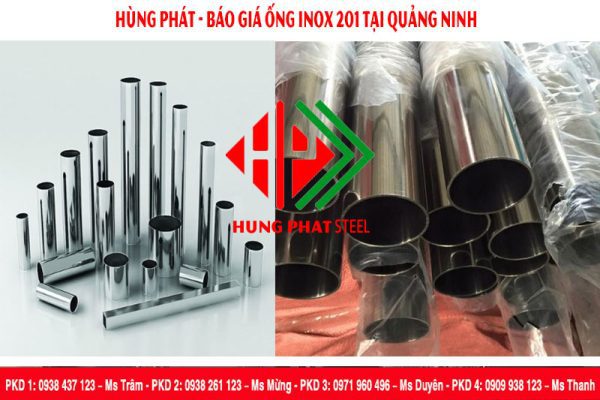 Báo giá ống inox 201 tại Quảng Ninh