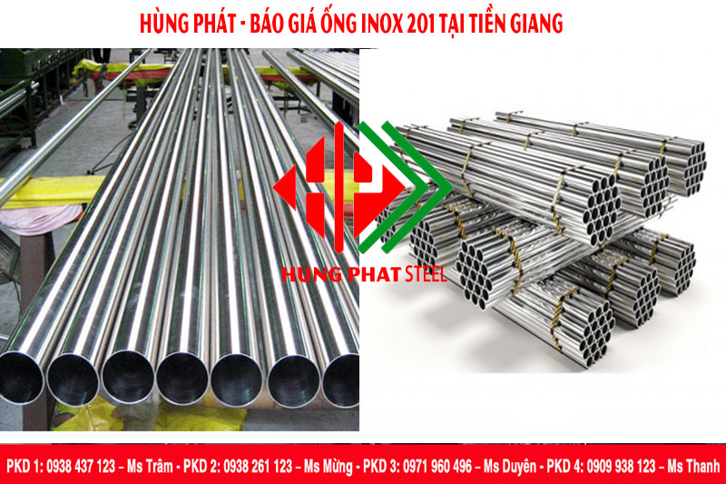 Báo giá ống inox 201 tại Tiền Giang
