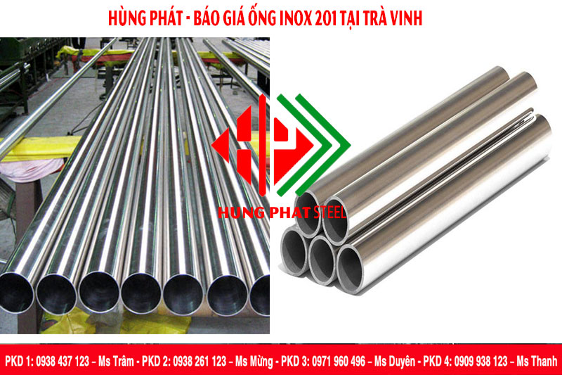 Báo giá ống inox 201 tại Trà Vinh