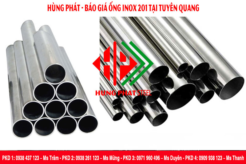 Báo giá ống inox 201 tại Tuyên Quang