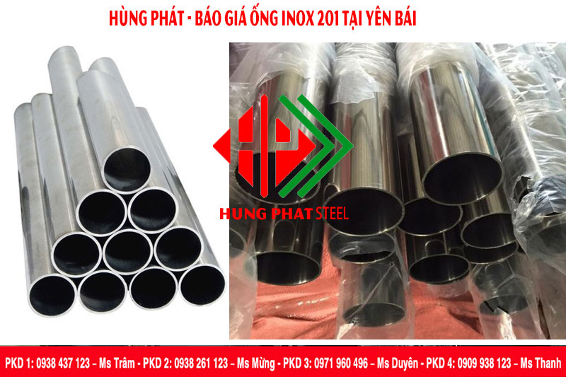 Báo giá ống inox 201 tại Yên Bái