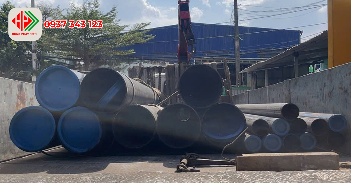 Ống thép đúc phi 355.6mm (DN350)