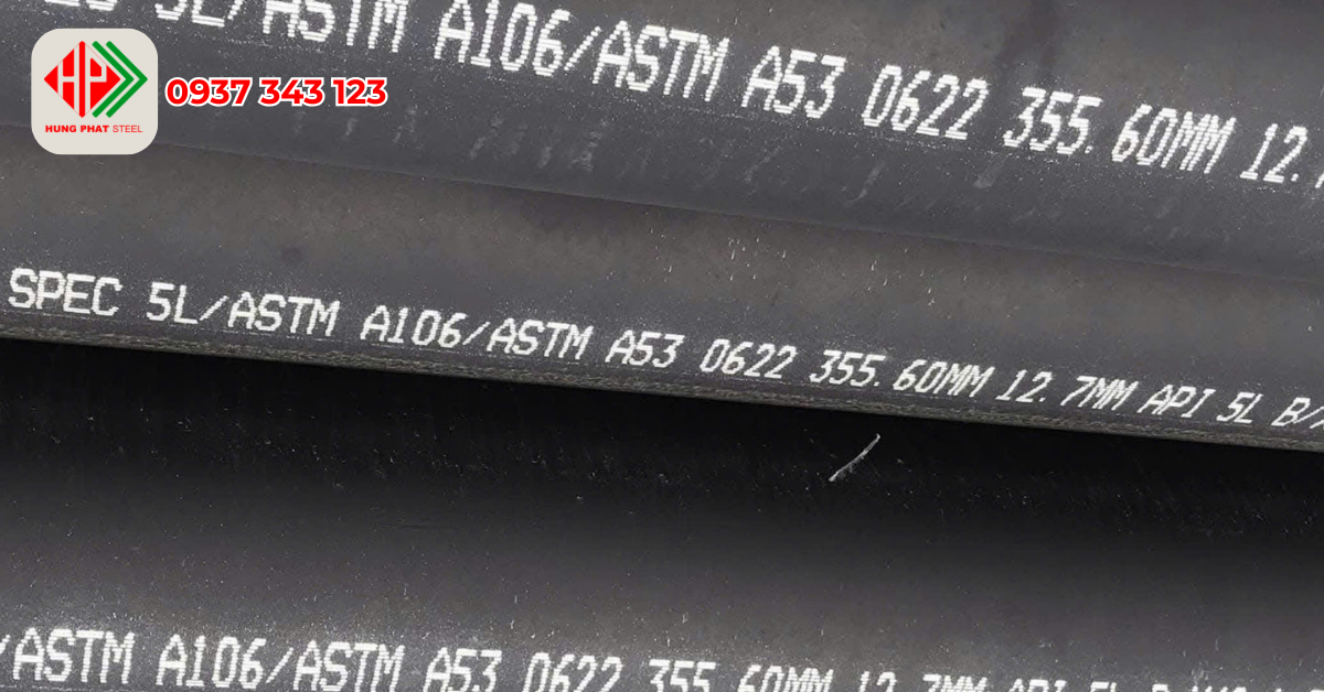 Ống thép đúc phi 355.6mm (DN350)