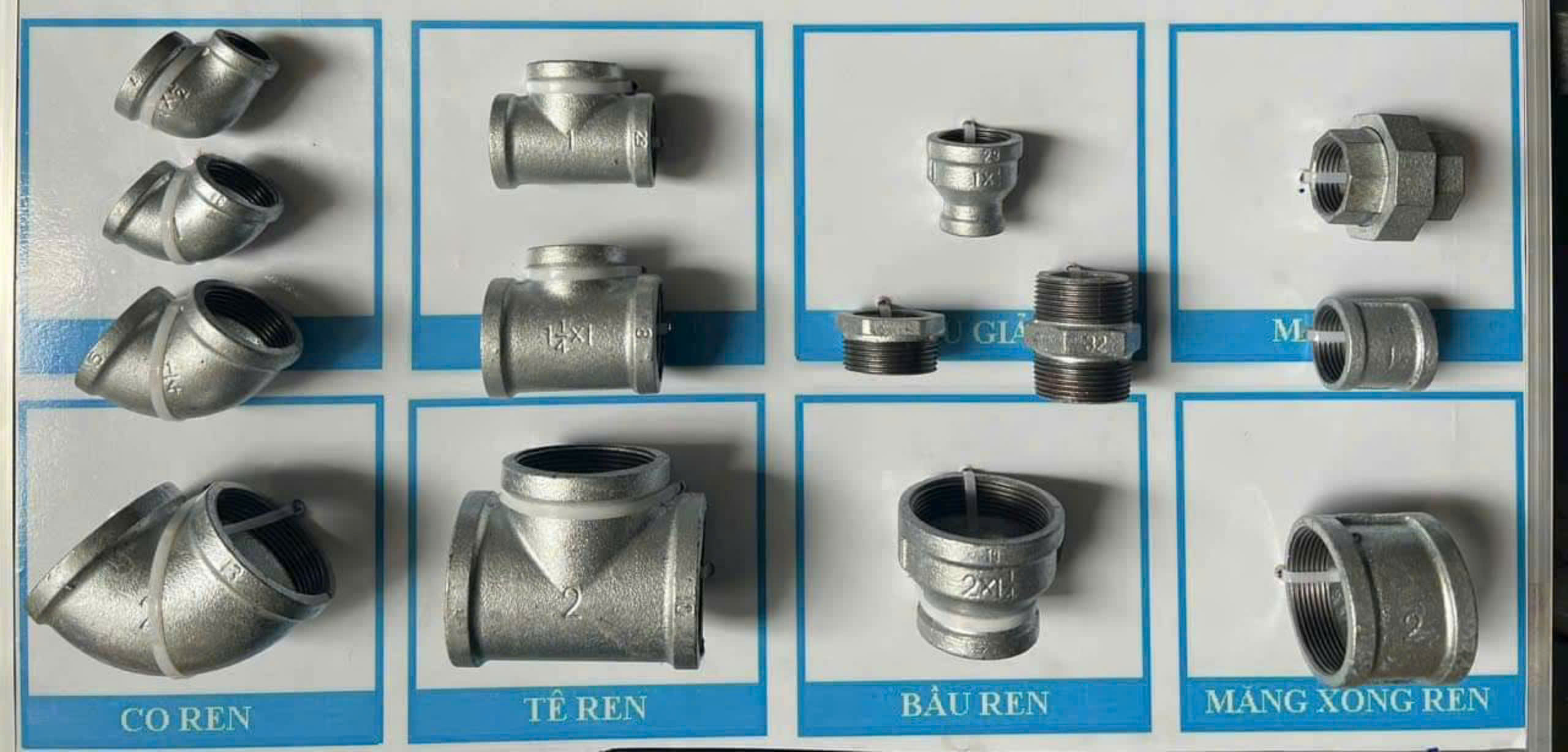 Phụ kiện ren mạ kẽm