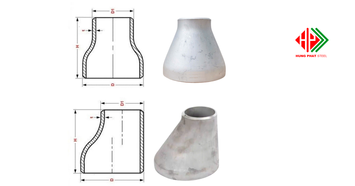 Bầu giảm hàn inox