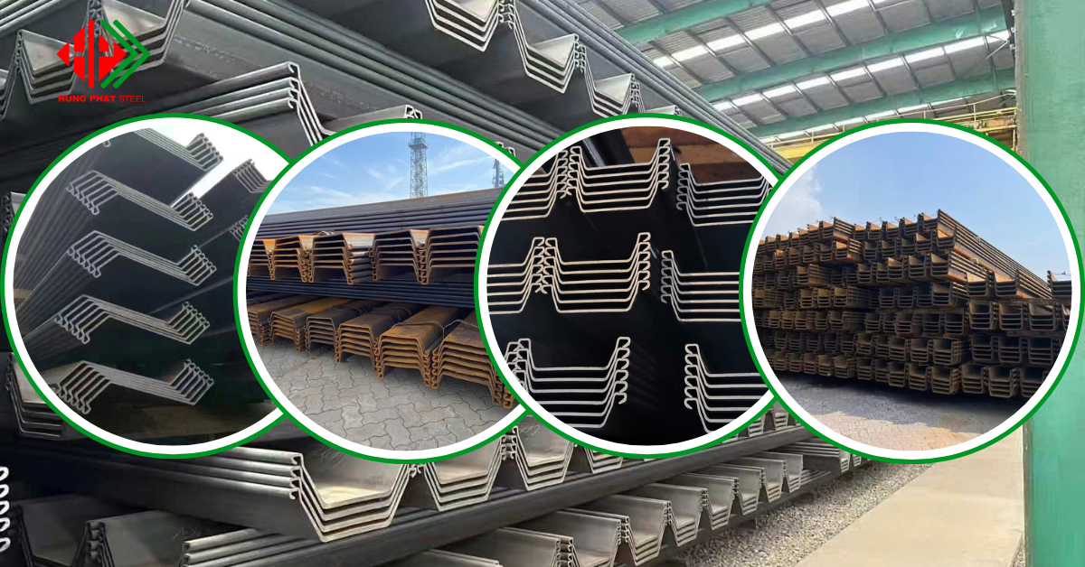 Cọc cừ Larsen I II III IV (1-2-3-4)