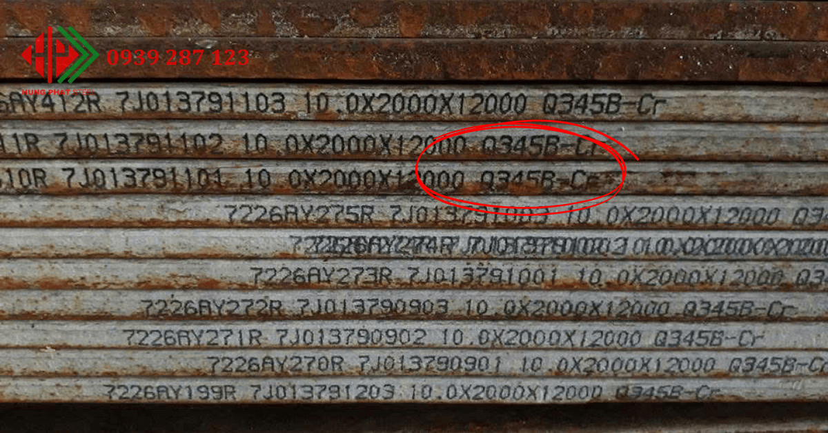 Giá Thép tấm Q345