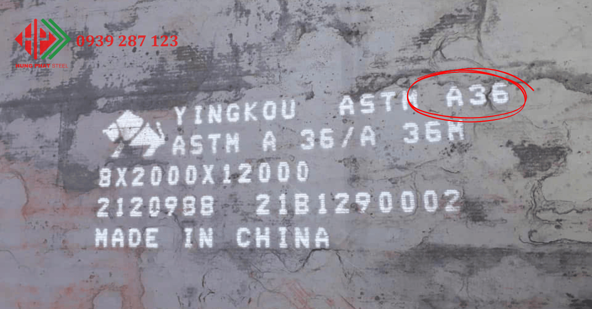 Thép tấm A36