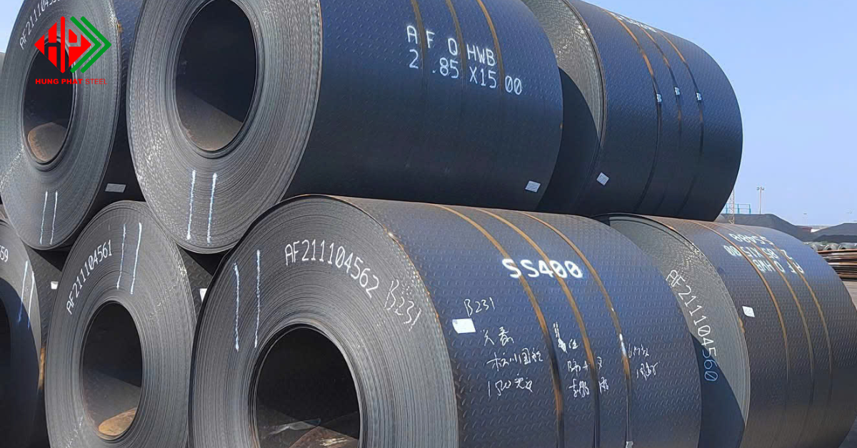 Thép tấm gân SS400