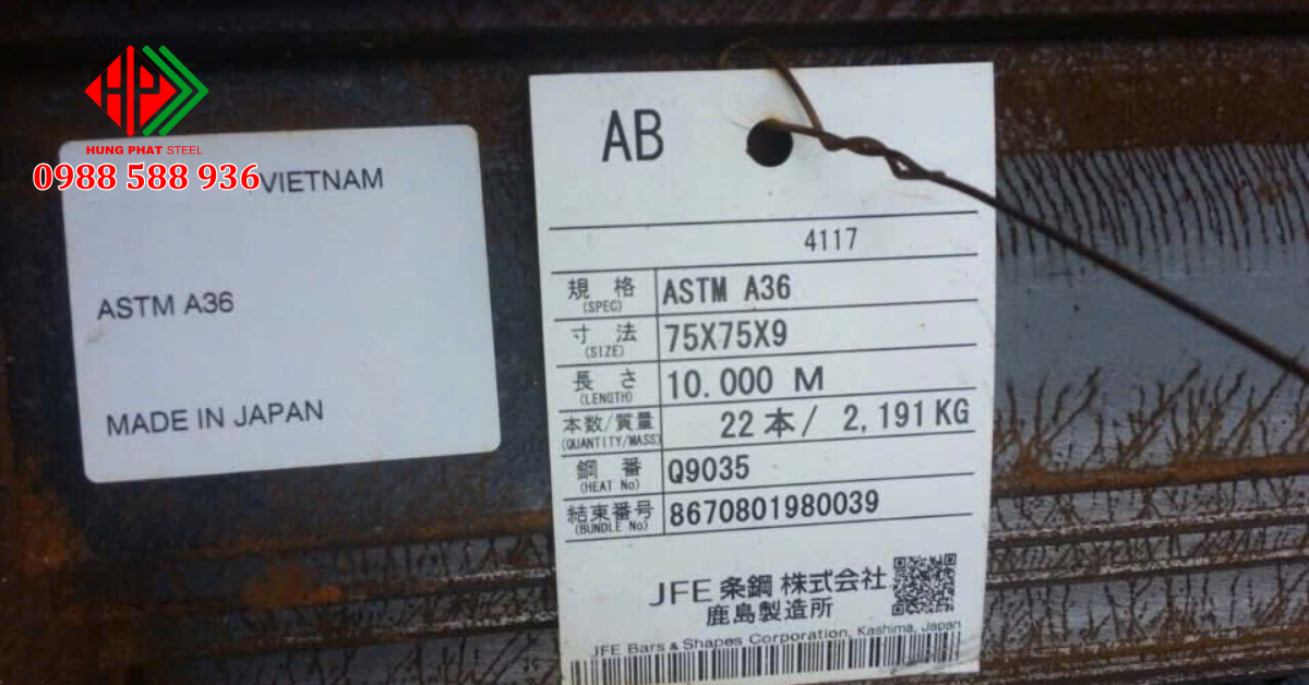 Thép V Nhật Bản 