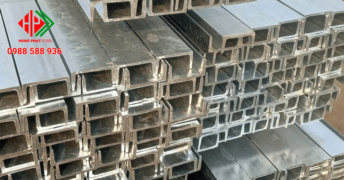 Thép hình U mạ kẽm