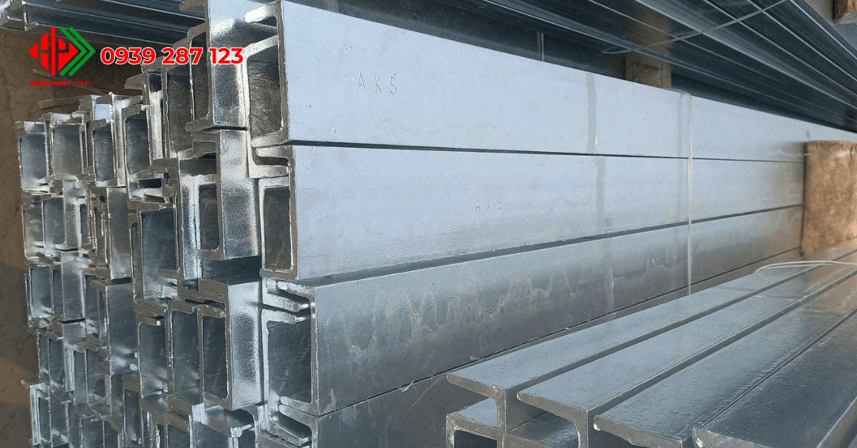 Thép hình U mạ kẽm